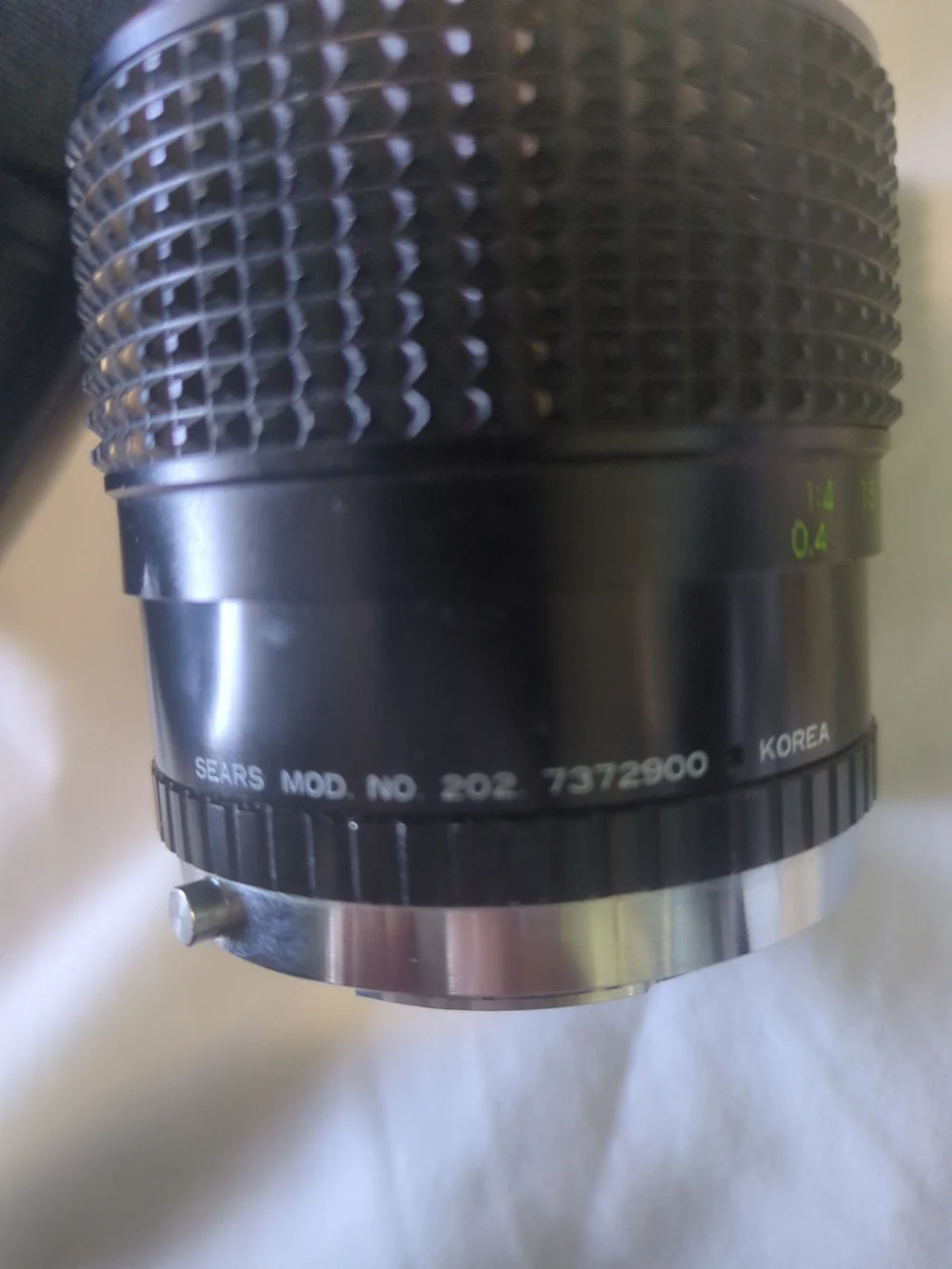 Sears camera lens